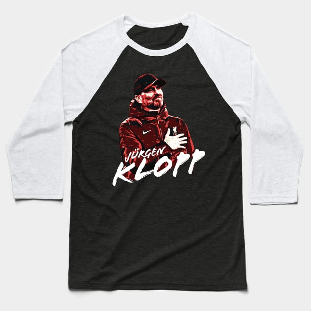 Jurgen Klopp Is Red Baseball T-Shirt by Colana Studio